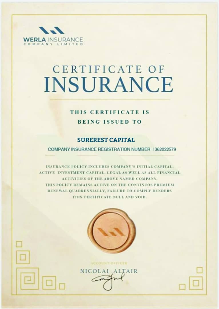surerest-capital.ltd  certificate